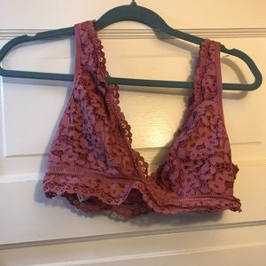 Victoria’s Secret pink lace bralette